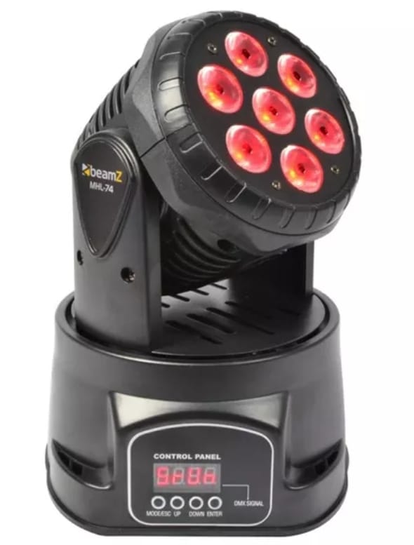 Testa mobile motorizzata Mini Led Wash 120W RGBW DMX512