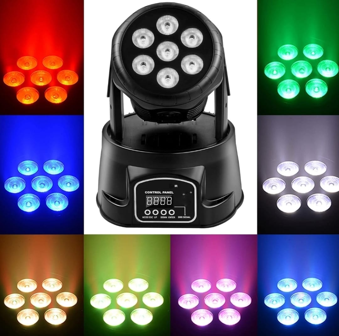 Testa mobile motorizzata Mini Led Wash 120W RGBW DMX512