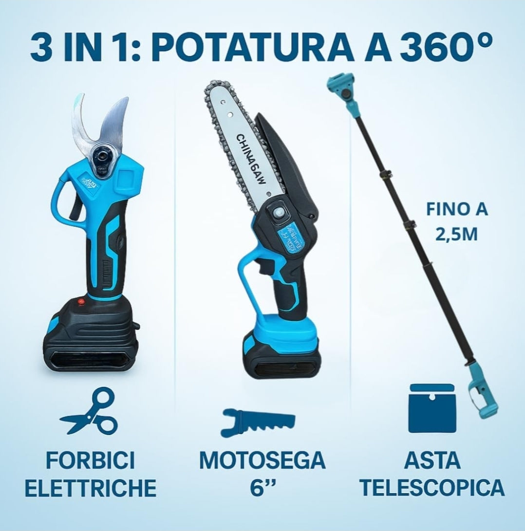 Kit giardino 3 in 1 batterie da 48v ( spedizione gratuita)