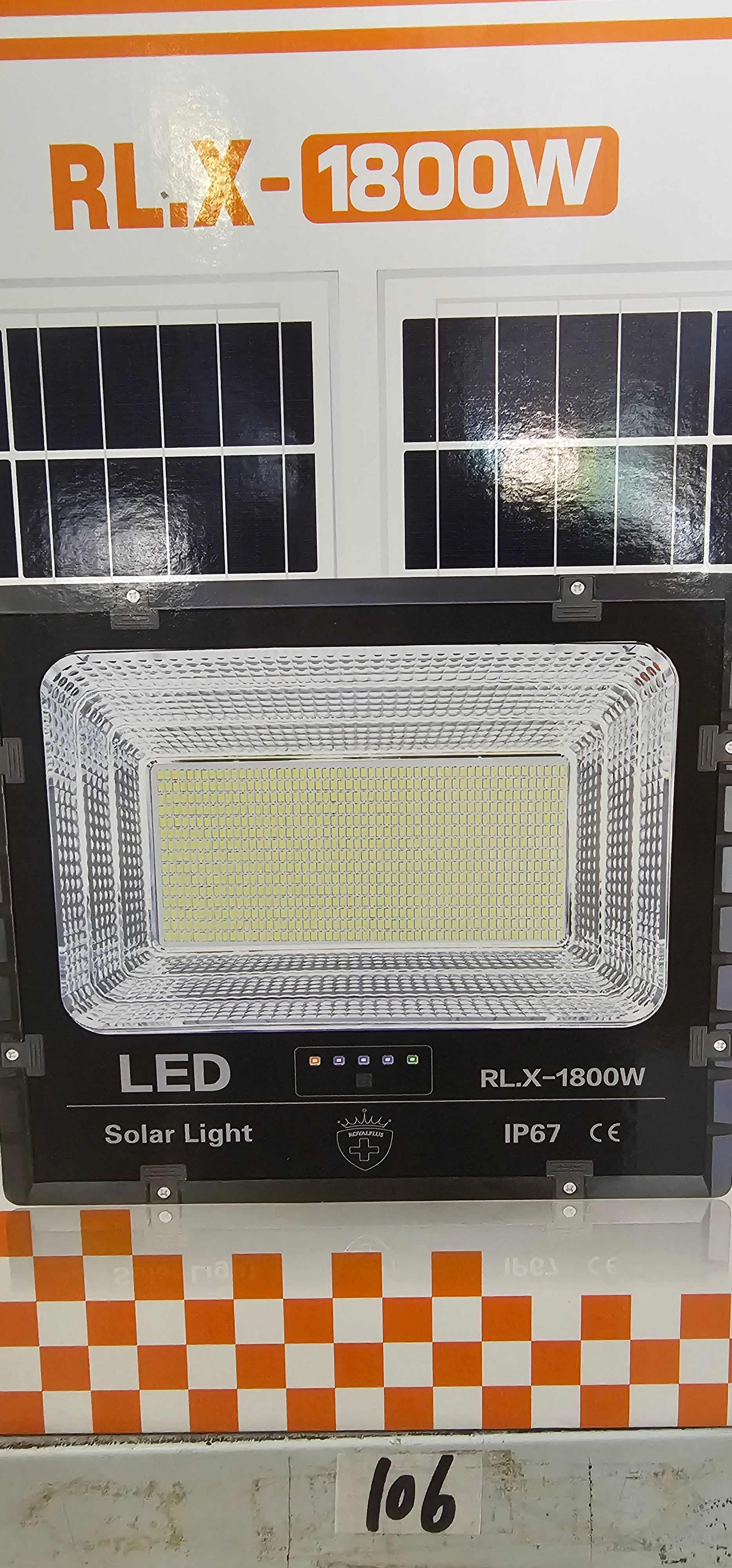 FARO SOLARE 1600 WATT DOPPIO PANNELLO