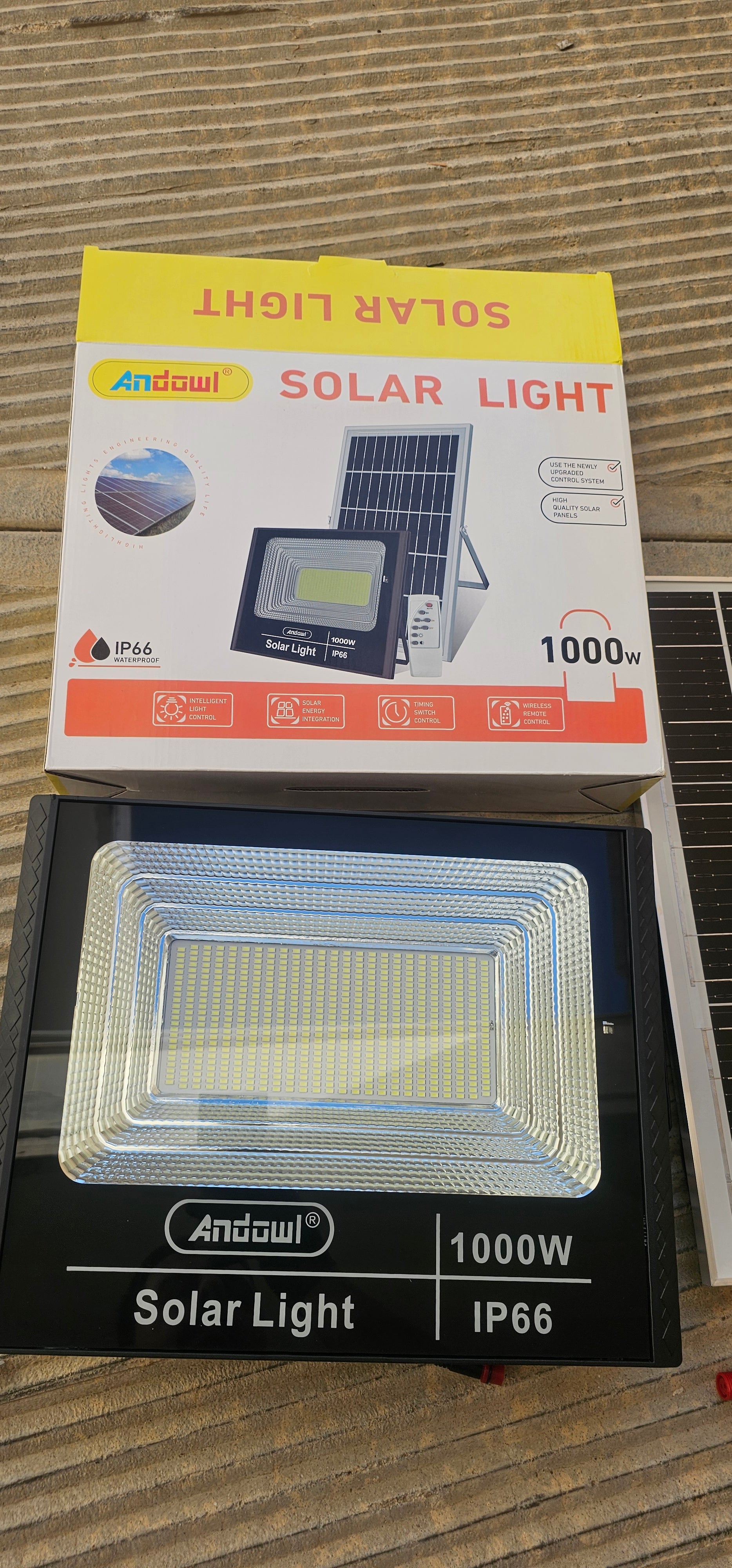 Promo Solare 1000 watt / led luce bianca