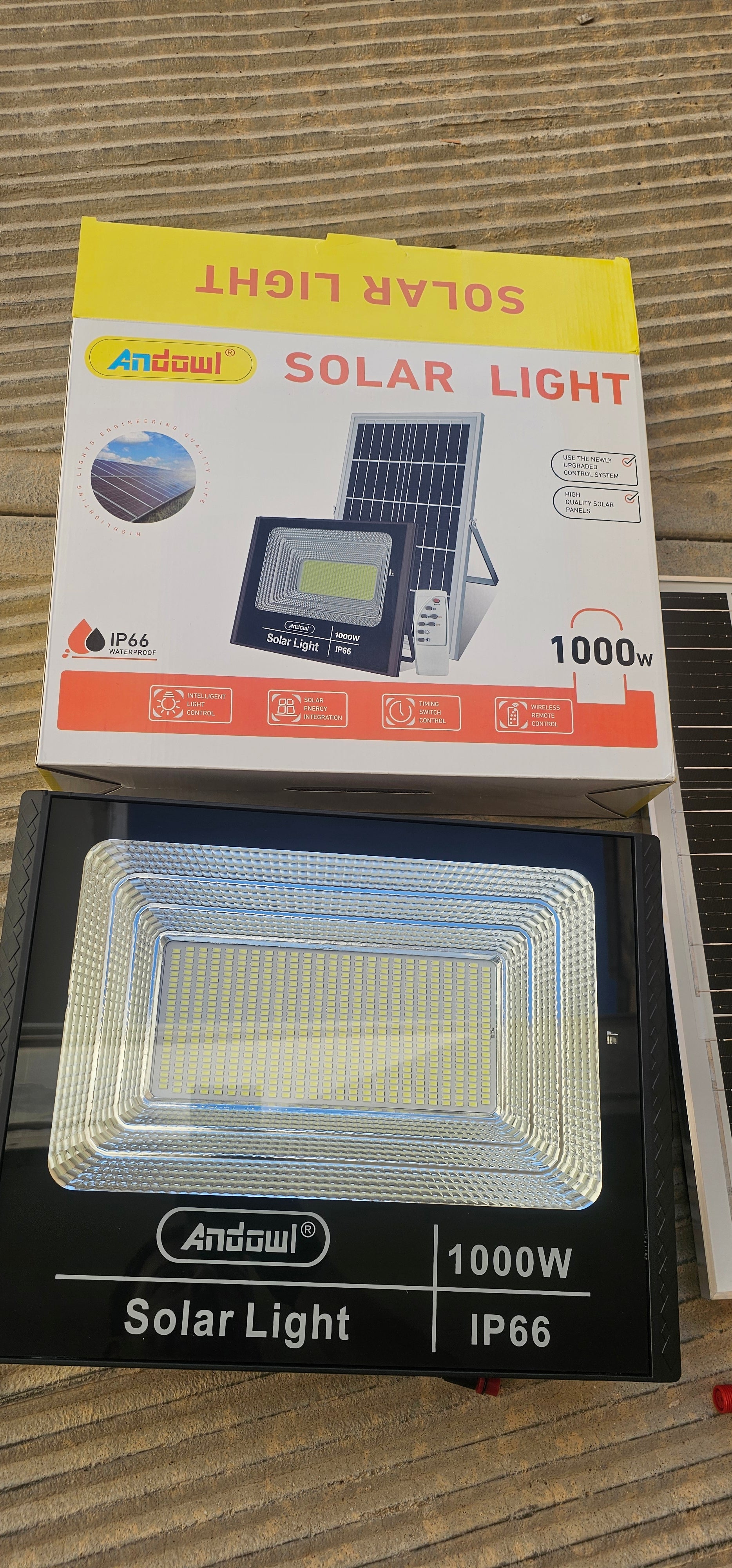 Promo Solare 1000 watt / led luce bianca