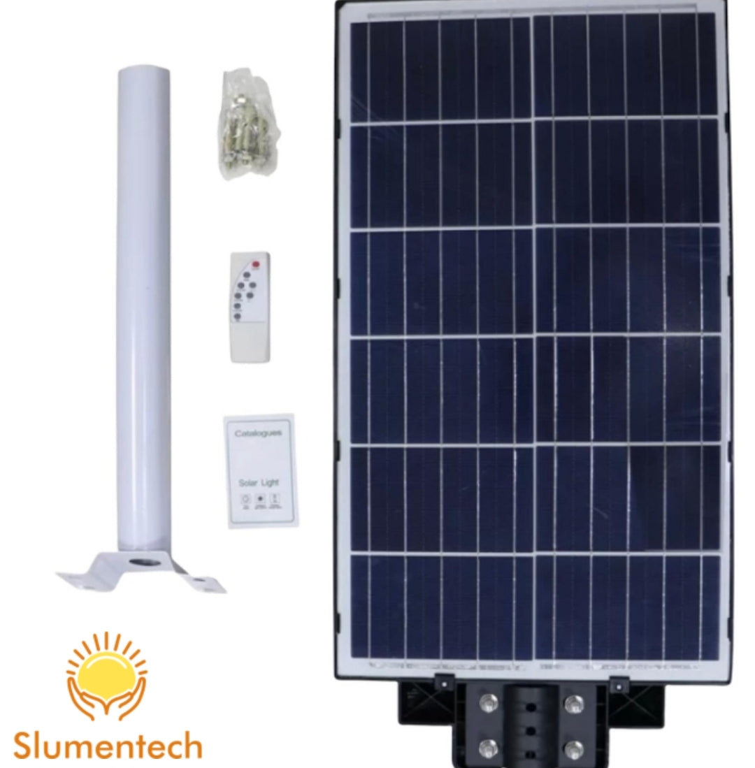 lampione solare a led 1200 watt luce bianca – Slumentech